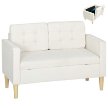 Sofá Dos Plaza Beige 117 x 62 x 78 cm