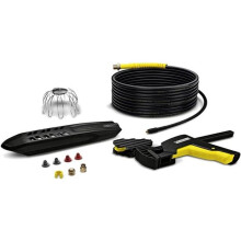 KARCHER Drain and Gutter Cleaning Kit - High Pressure - 20m - Brass Head