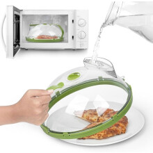 Transparent microwave cover