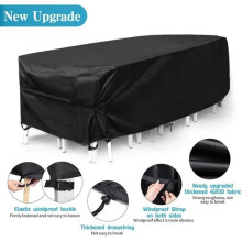 Garden Furniture Cover - 225x116x82cm Dustproof Waterproof Polyester Fabric Protective Outdoor Furniture Cover