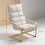 Homcom Sillón de Salón Beige 67 x 83 x 105 cm 5