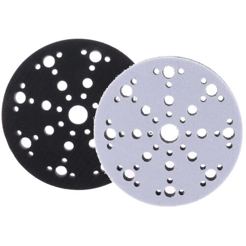 2pack 6Inch 150mm 49-Hole Soft Sponge Interface Pad for Sanding Pads Hook Loop Sanding Discs Sander Backing Pads Buffer