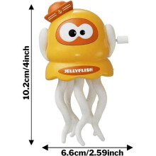 Octopus Toy, Dancing Octopus | Interactive Wind-Up Toy, Educational Learning Game for Boys