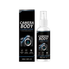 Spruzzatore Pulitore Corpo Macchina Fotografica, Portatile 50ml Rimuovi Impronte Digitali e Macchie per Fotocamere DSLR e Senza Specchio