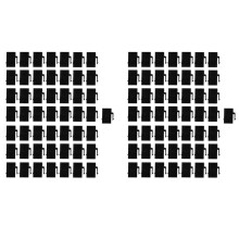 100X RJ45 Connector Jack Cat6 RJ45 Extension Coupler Ethernet Network LAN Cat 6 Coupler Jacks Extend Adapter