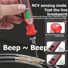 Nouveau Jeu de Tournevis à Cliquet Rechargeable avec Testeur de Tension Numérique Activé par la Voix - Prend en Charge la Détection de Tension AC