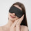 Schlafaugenmaske aus 100 % seide Black 4