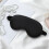Schlafaugenmaske aus 100 % seide Black 5