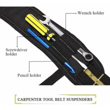 Adjustable suspenders, tool belts, professional tool belt for carpenters