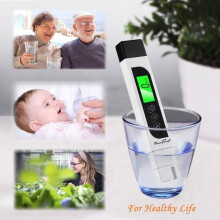 Accurate 3-in-1 digital TDS tester for water quality, soil EC, and thermometer; ideal for reliable PPM measurement