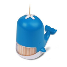 Toothpick holder - Whale-shaped toothpick dispenser - Decorative kitchen accessories for meals or