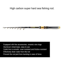DUOKON Telescopic Sea Fishing Rod - 3.0 m - Carbon - Ceramic Guides