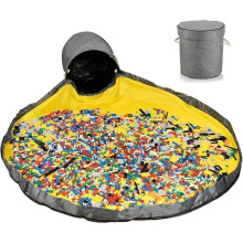 Toy storage bag - Grey - Eco-friendly materials - Portable - Washable