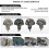 4 Men's Cycling Bandanas with a Medium Length Tail and Two Adjustable Straps, Breathable Lining 1