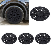 Radnabekappen Schwarz 4er Set für Tesla Model Y
