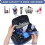 Toiletry Bag - Men's - Leather - Waterproof - Large Capacity - Black 3