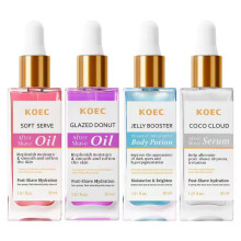 (Blue) Purple Beard Care Oil Moisturizing Body Massage Oil Donut Shave Oil Beard Grooming Skin Hydration Men Essential 30ml
