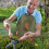 Multi-pocket, color-blocked, stretchable gardening apron 3