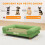 Cama para cachorro 63 x 41 x 17 cm com braços ergonômicos e assento acolchoado estilo escandinavo 2
