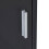 Caisson de bureau mobile - HELLOSHOP26 - 3 compartiments - Noir - Mélamine - 4 roulettes pivotantes 6