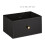 Commode moderne avec 4 tiroirs rangement ample intérieur 90 x 40 x 80 cm en 3