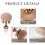 Kabuki Makeup Brushes - Professional - 3pcs - Synthetic Bristles - Precise Control - Easy Application 3