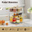 2 Tier Organizer, 9.25Inch Turntable for Cabinet, Stackable Turntable Organizer Rotating Spice Rack Organization 7