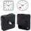 Quartz DIY wall clock movement mechanism, battery powered, silent sweeping motor 2