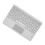 Wireless Touchpad Keyboard for Tablets White M 3