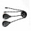 4x Deckenventilator Zugkette 30cm Tropfenform 10