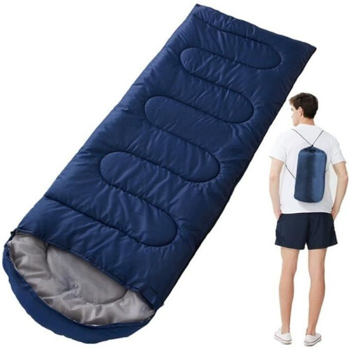 Sleeping bag - Navy type - Ultra-light - Waterproof - Soft - 210x75cm