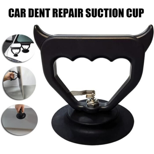 Bodywork Suction Cup - Dent Puller - Paintless Dent Repair - Black - 133x111x61mm