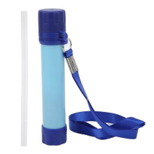Personal Water Filter Straw Reusable Portable Outdoor Survival Water Purification Kit
