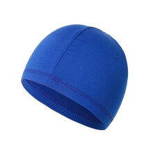 Deep blue color breathable summer cycling hat with skull design, inner cap for cycling, running, hiking