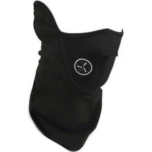 Fleece Neck Gaiter Face Mask Black