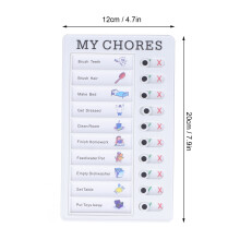 MY CHORES PVC Aufgabenplaner mit Slider
