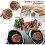 Car essential oil diffuser - Aromatherapy - Mini diffuser - 2 pieces - Volcanic stones 4