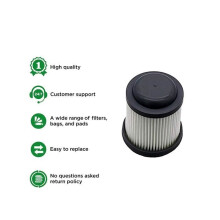 2 pcs Pleated Filter for Black+Decker Dustbuster PVF110, PHV1210, PHV1410 Handheld Vacuum Cleaners