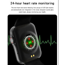 (Black) Women Smart Watch Full Touch Hd Screen Smart Watch Sport Playback Watch(black)