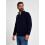 JACK PYKE Jack Pyke Ashcombe 100% Lambswool Zip Knit Jumper Pullover Navy Blue XX-Large 9