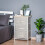 Homcom Cómoda de Tela Gris 45 x 30 x 71 cm 3