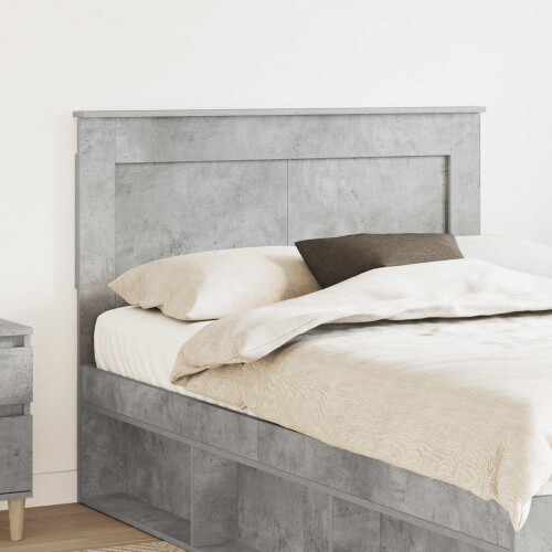 VidaXL vidaXL Headboard with Headboard Concrete Grey 135 cm Engineered Wood