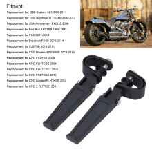 Motorrad Fußrasten Schwarz