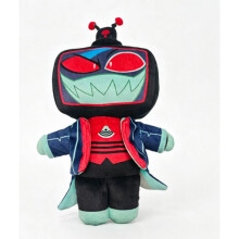 Hazbin Hotel Vox the TV Villain Plush Toy Soft Stuffed Doll Cute Gift for Fans