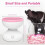 Brush Cleaner - Mini Automatic USB Cleaner - Pink - Powerful - Effective Cleaning 4