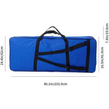 Keyboard bag - 61 keys - Waterproof - Padded - Black