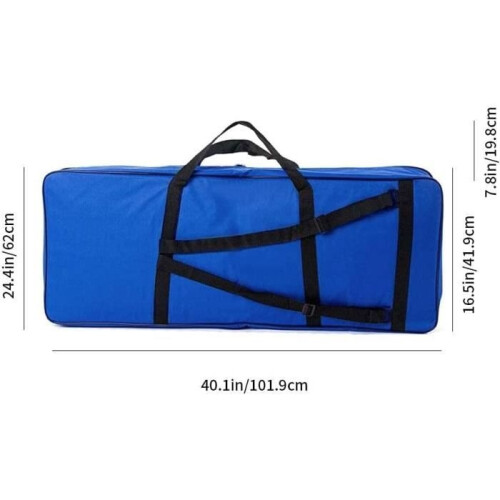 Keyboard bag - 61 keys - Waterproof - Padded - Black