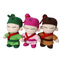 (Red, 1pcs 35cm) Terracotta Warrior Plush Dolls, Cute Plush Dolls, Birthday Gifts for Boys and Girls, Super Cute Cloth Dolls, Toy