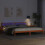 VidaXL vidaXL Bed Frame with Headboard Wax Brown 200 x 200 cm Solid Pine Wood 3