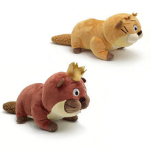 (brown, 1pcs) HoppersPlush Beavers Transformation Movie Plush Toy Stuffed Animal Soft Cute Collectible Doll